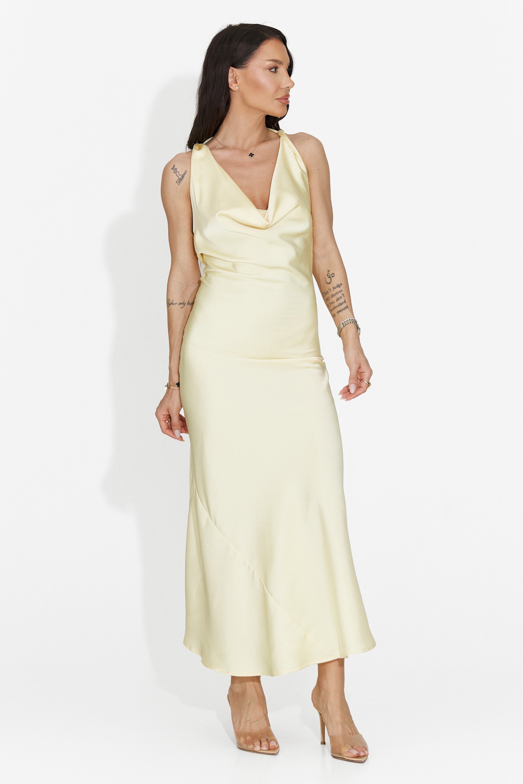 Rochie dama scurta galbena Fabiama Bogas