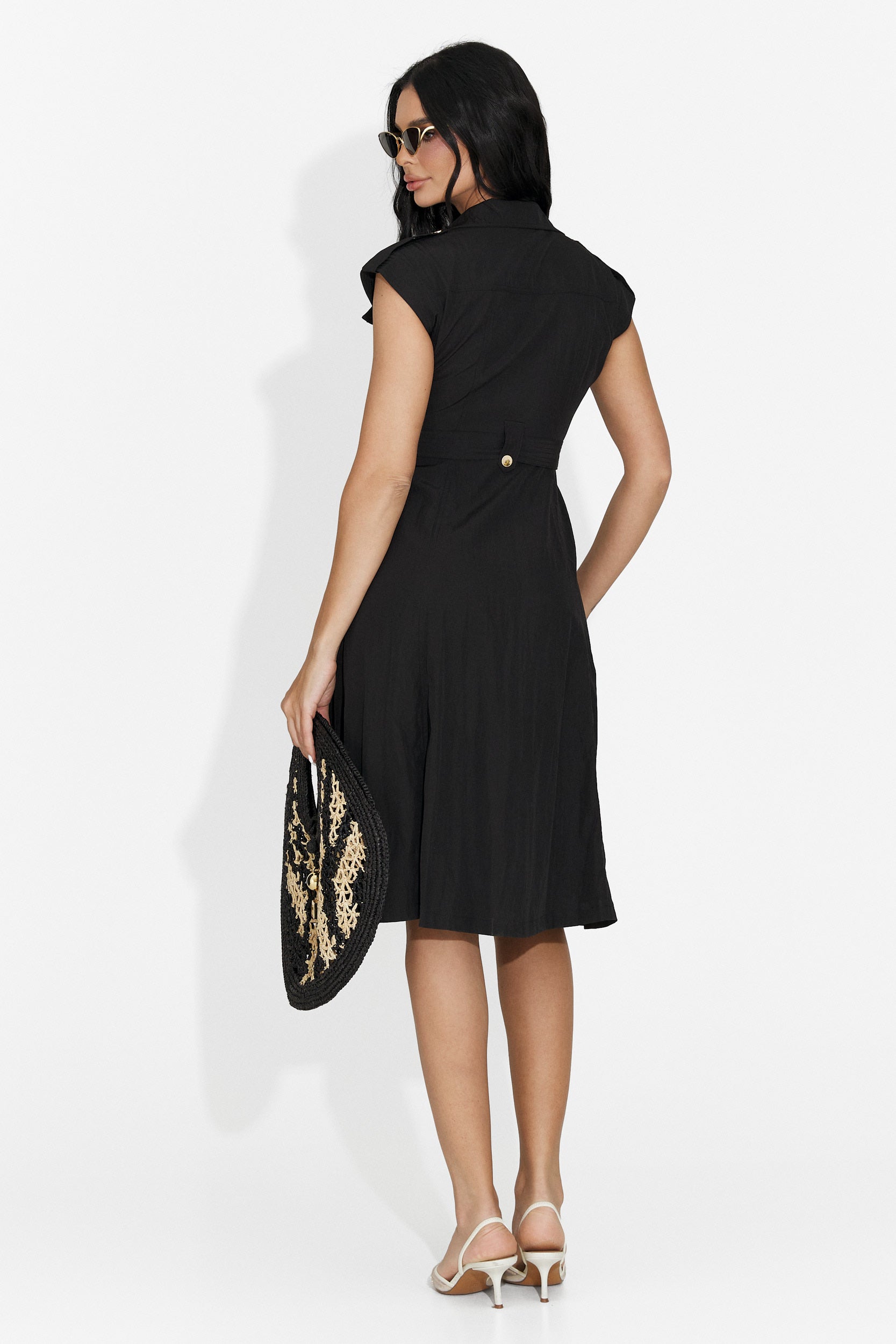 Rochie dama scurta neagra Yaldea Bogas