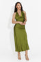 Rochie dama scurta verde Fabiama Bogas