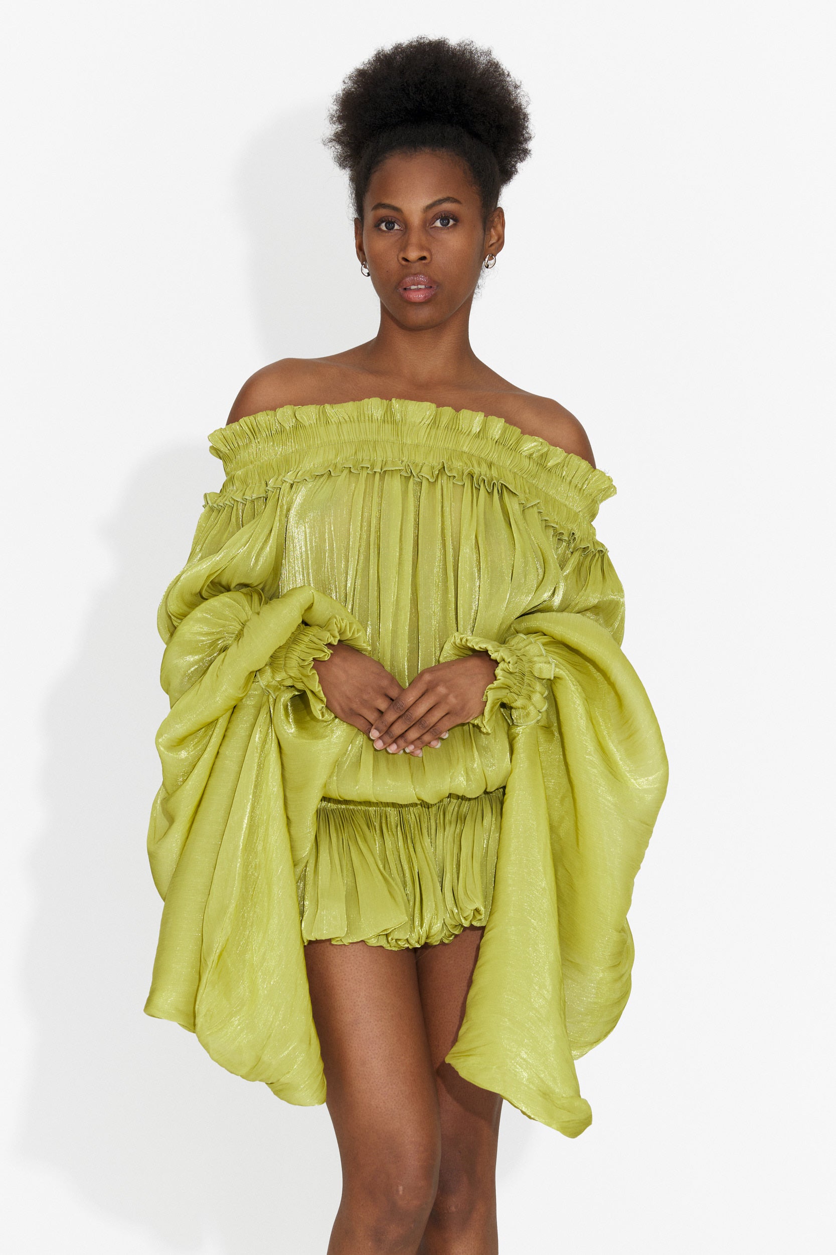 Rochie dama scurta verde Myara Bogas