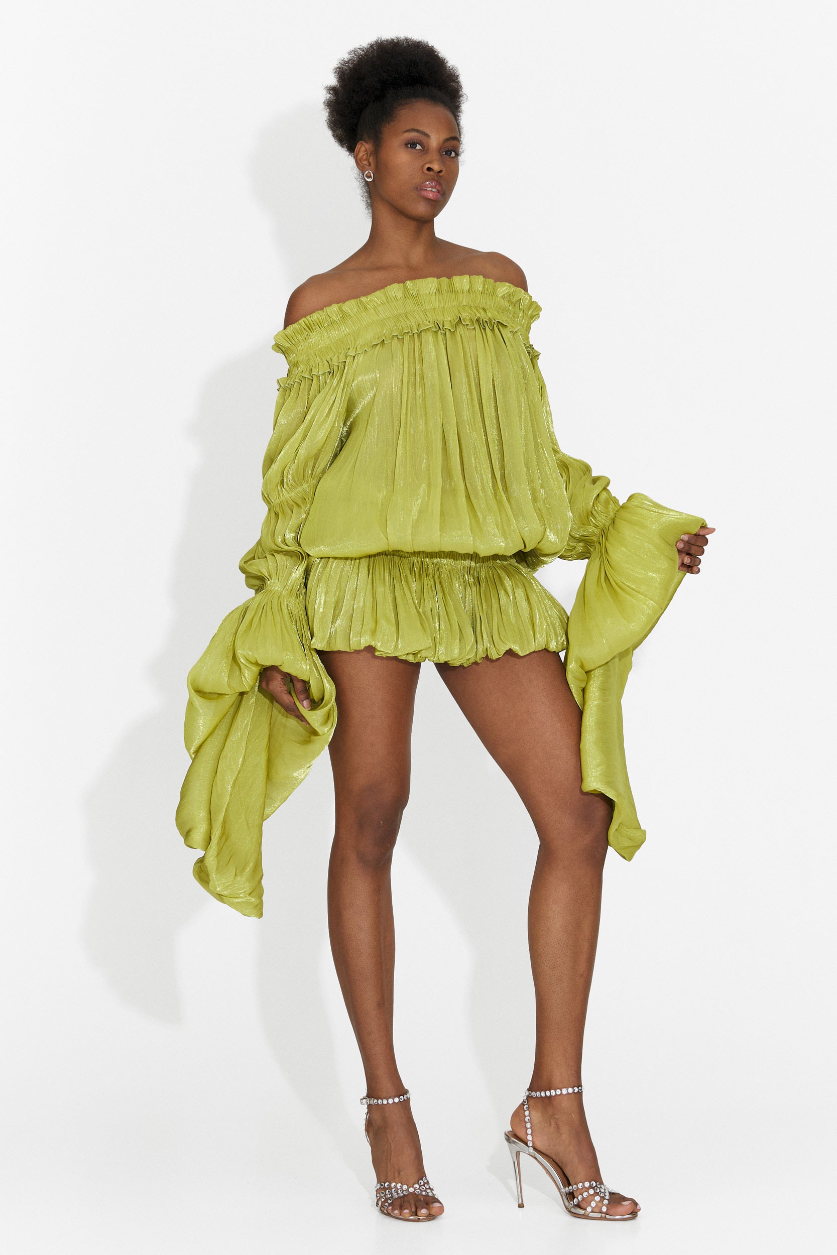 Rochie dama scurta verde Myara Bogas