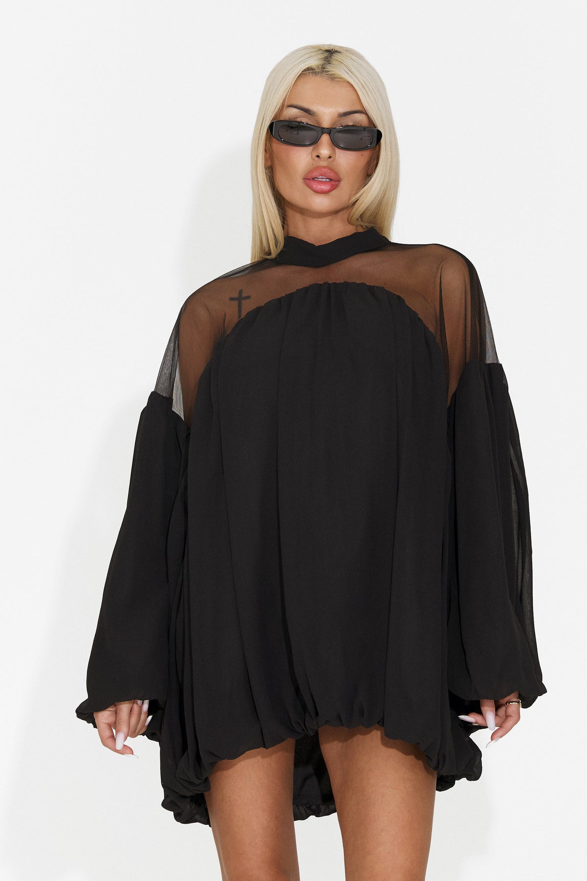 Rochie eleganta neagra Flsiaeria Bogas