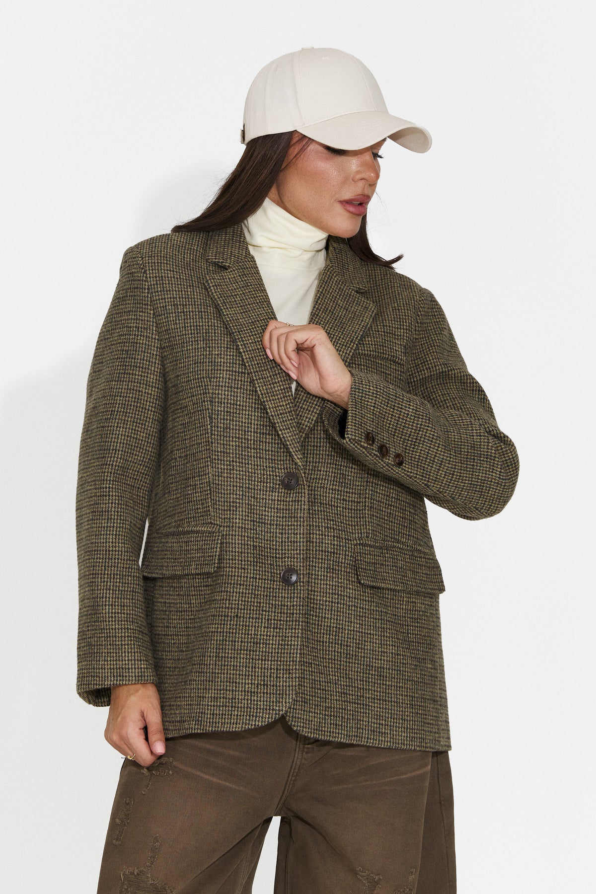Sacou casual verde Elavaroria Bogas