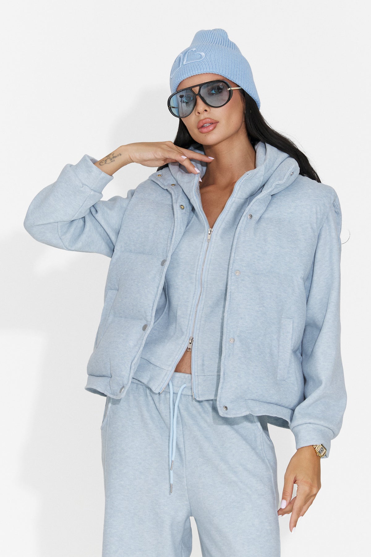Trening casual bleu Bevivena Bogas