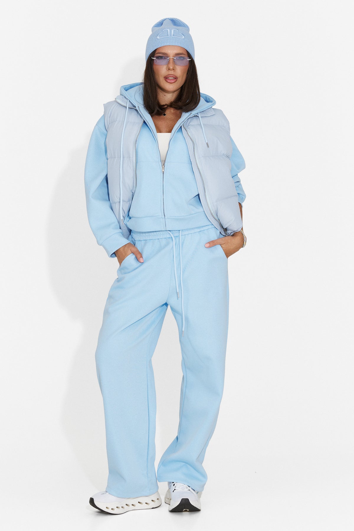 Trening casual bleu Klovimira Bogas