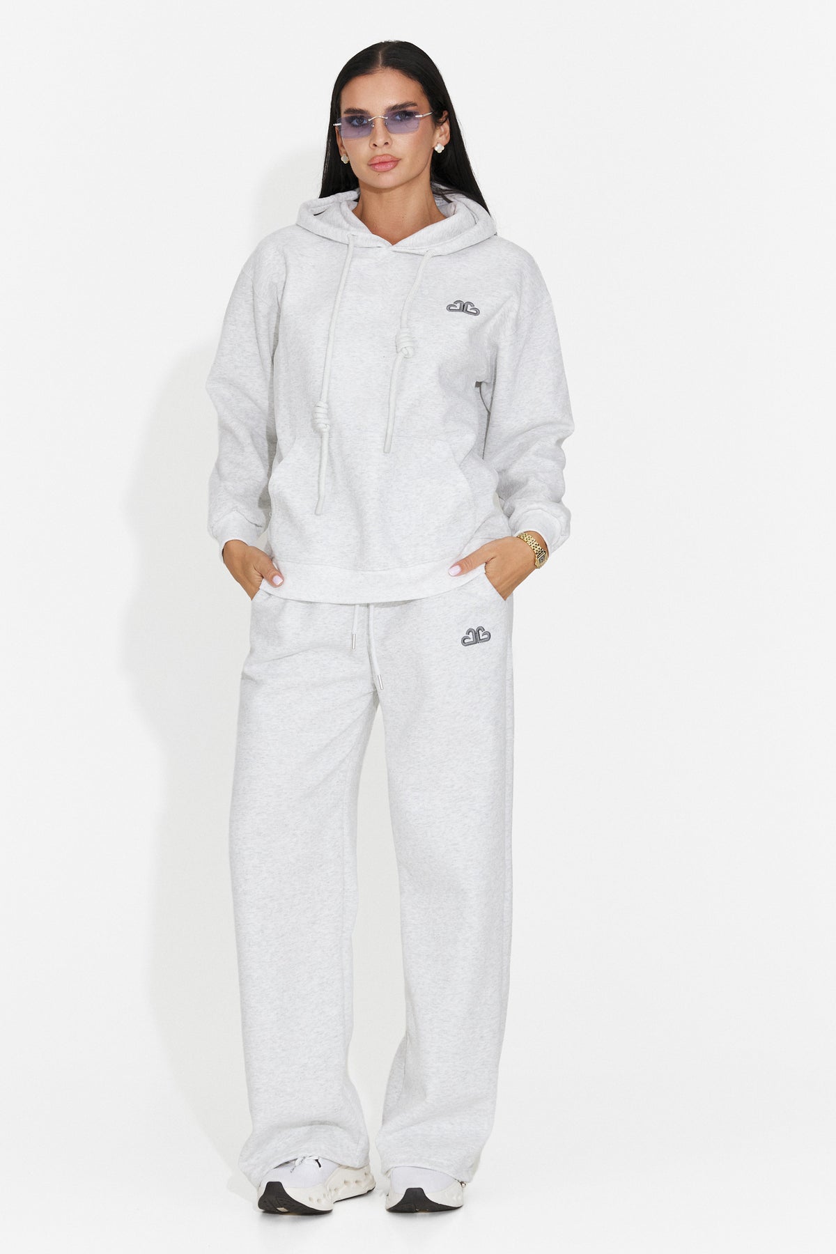 Trening casual gri Braclaela Bogas