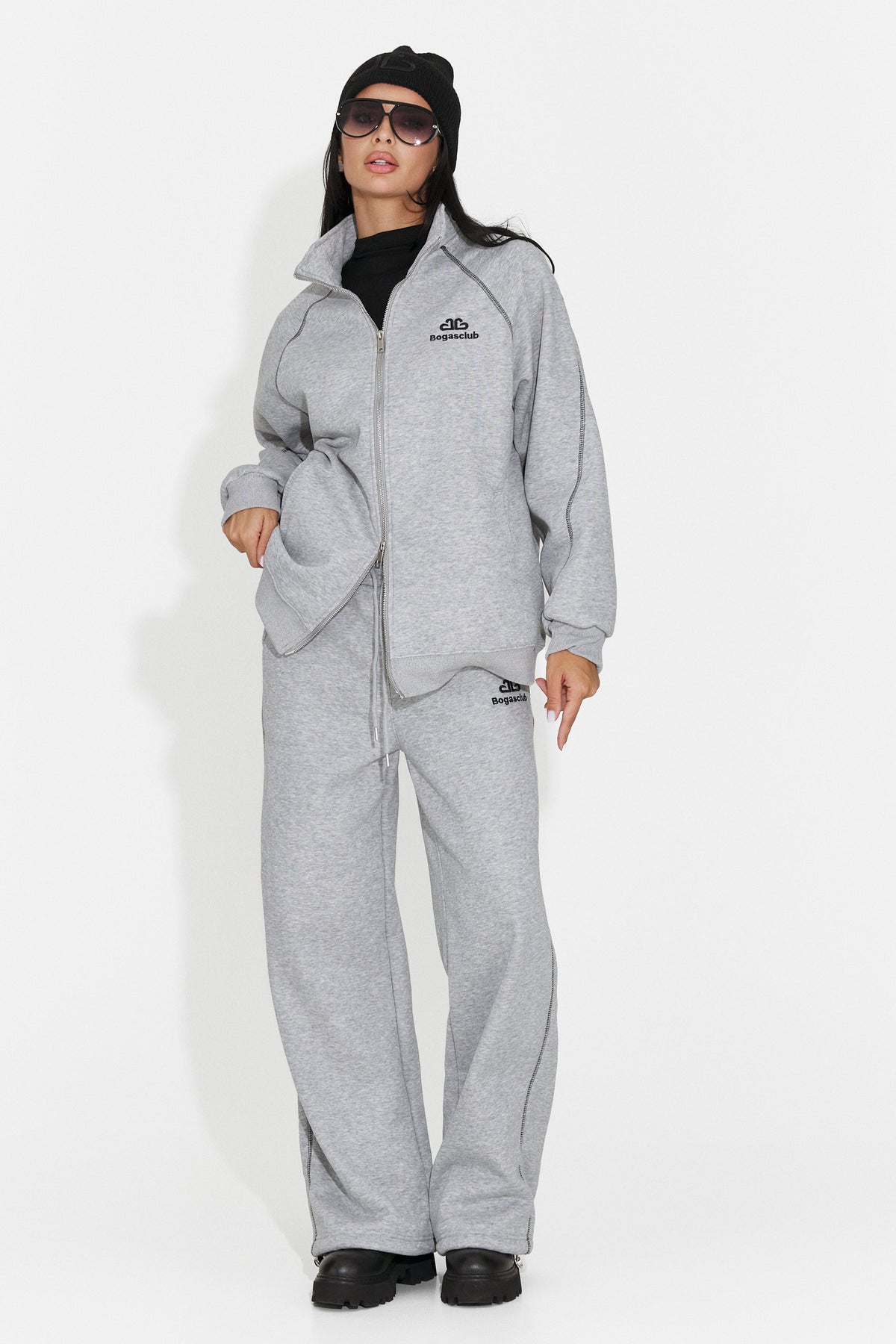 Trening casual gri Brisioena Bogas