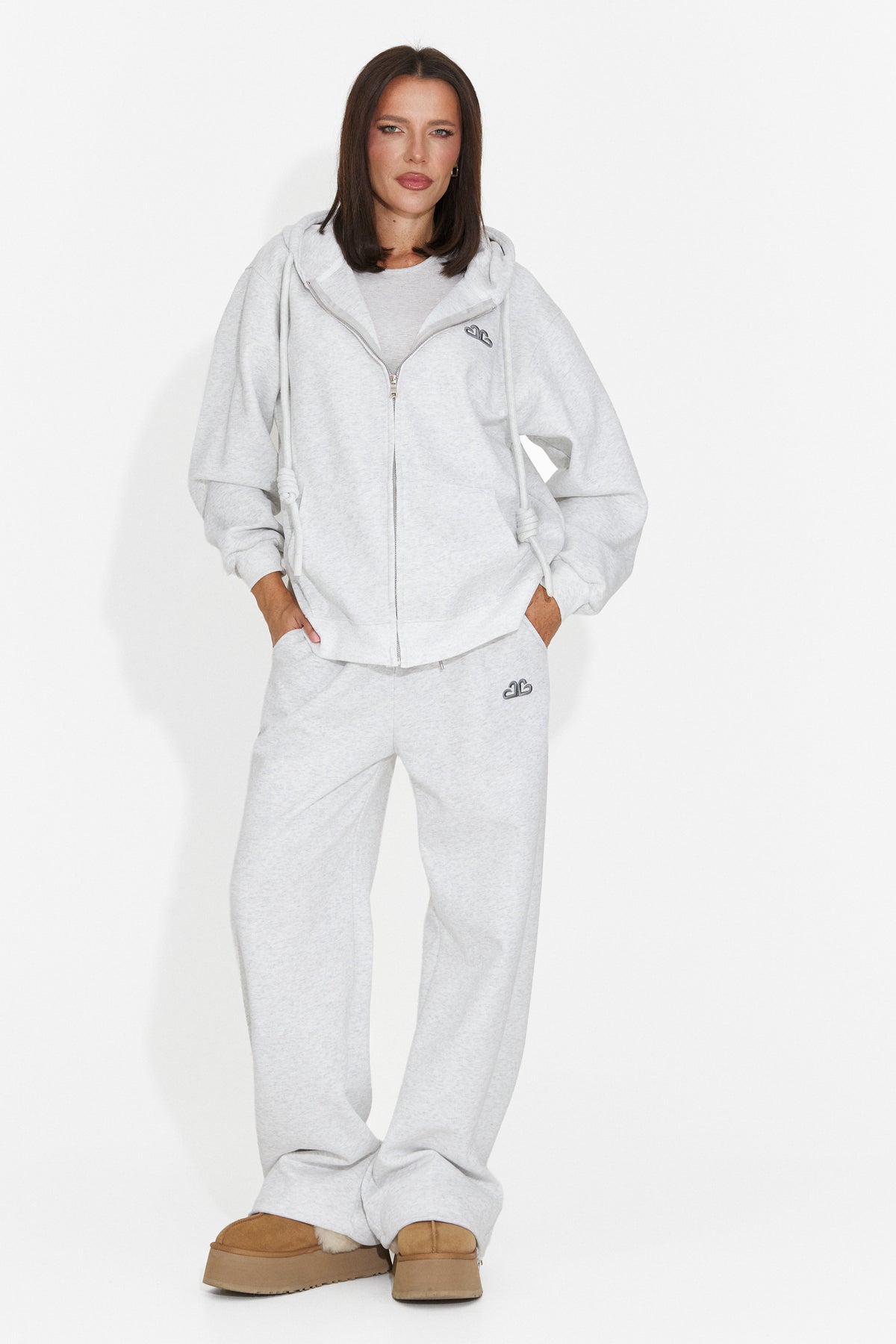 Trening casual gri Remiroena Bogas