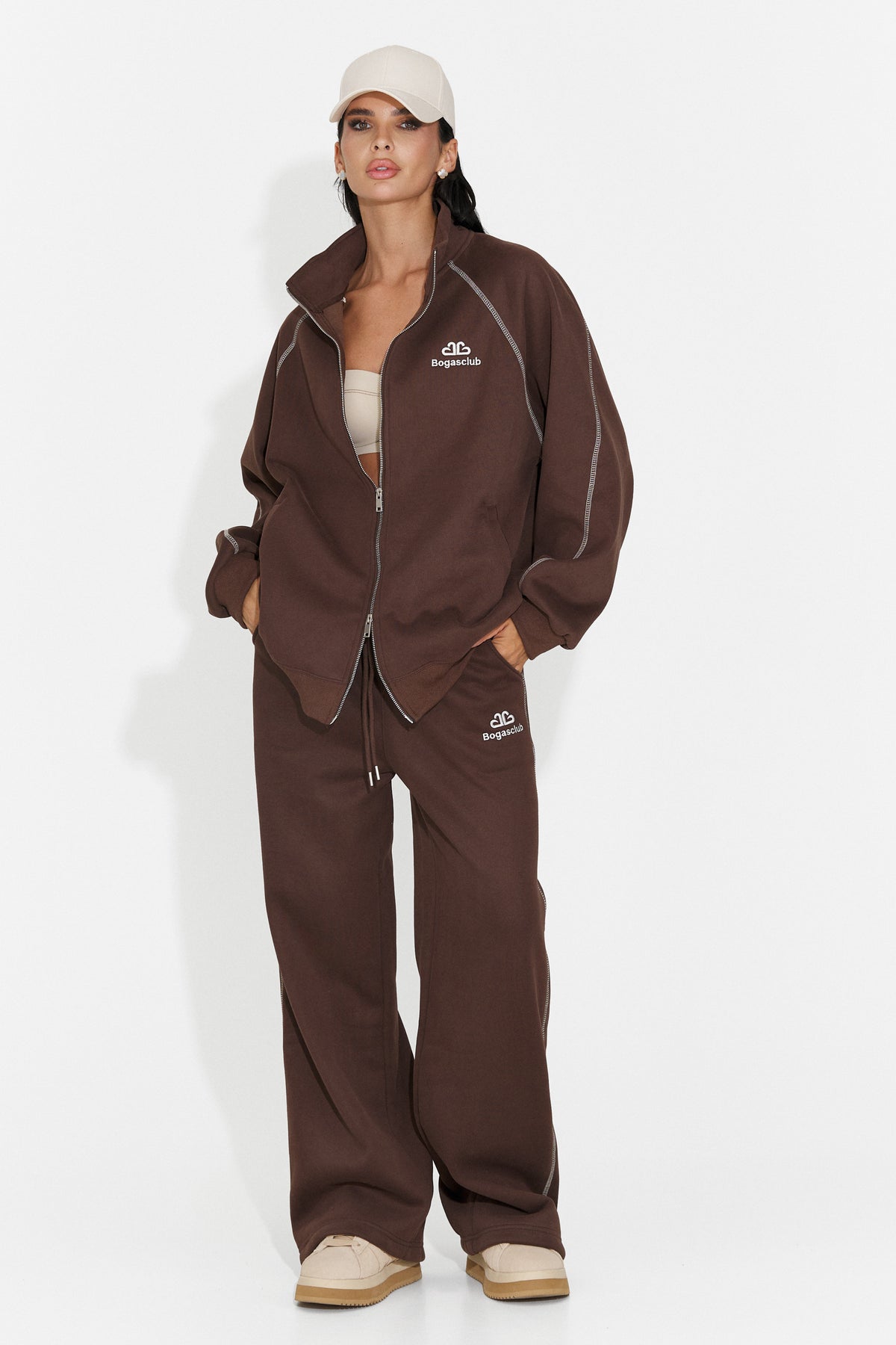 Trening casual maro Brisioena Bogas