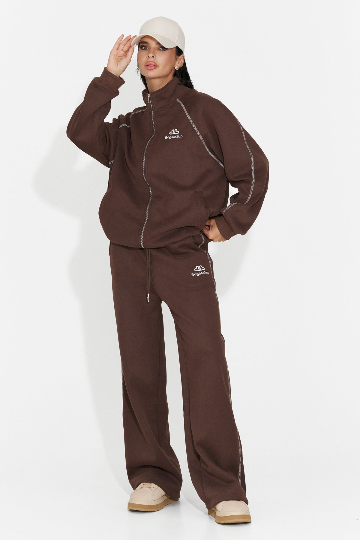 Trening casual maro Brisioena Bogas
