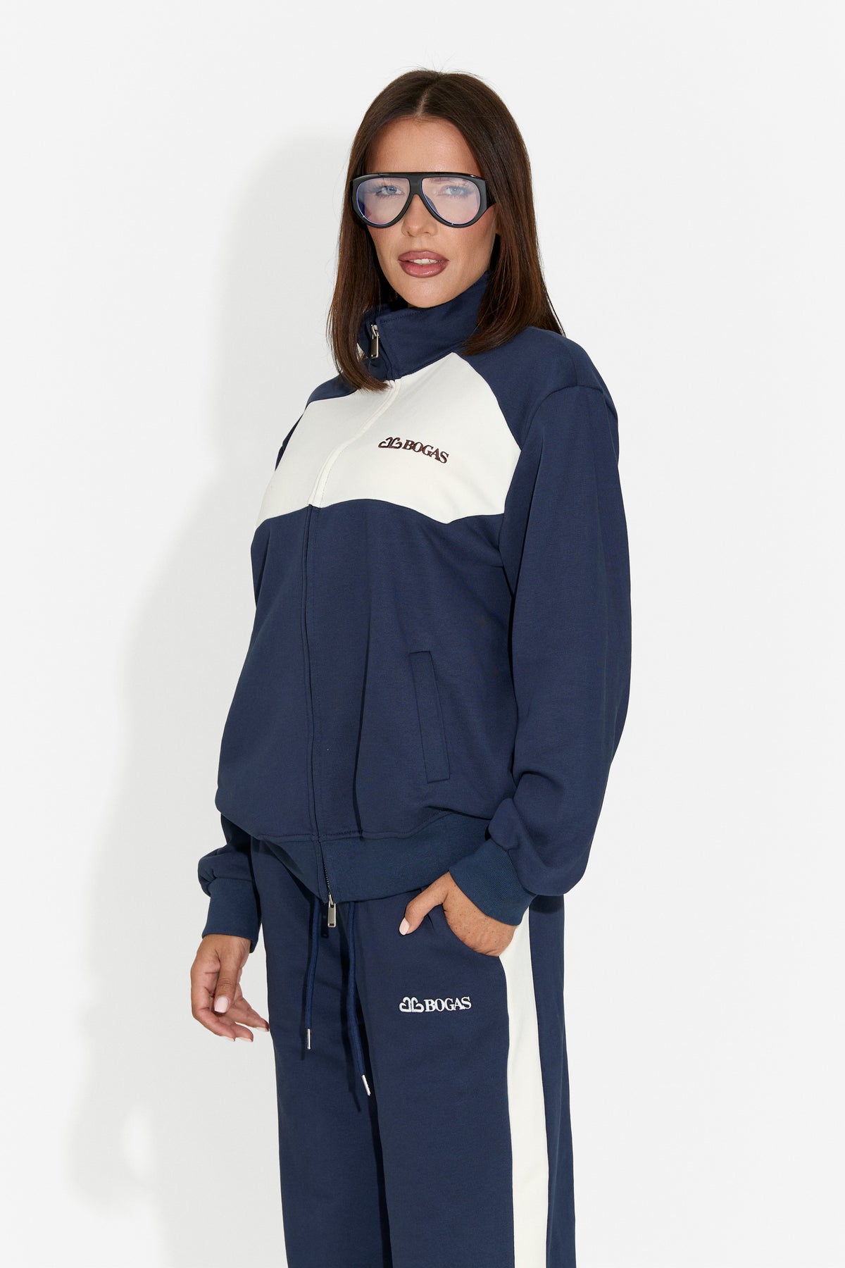 Damski dres casualowy granatowy Baceia Bogas