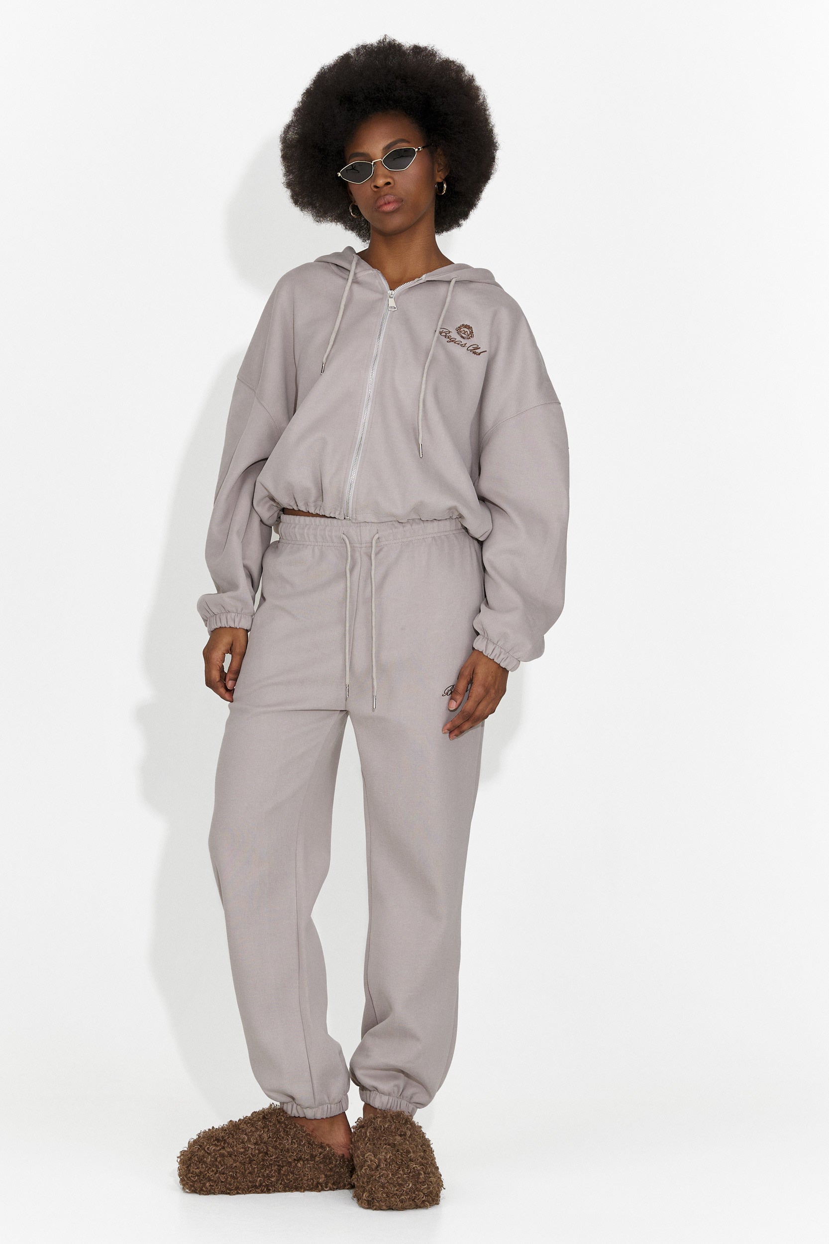 Kasualna Szara Odzież Treningowa dla Kobiet Katalea Bogas