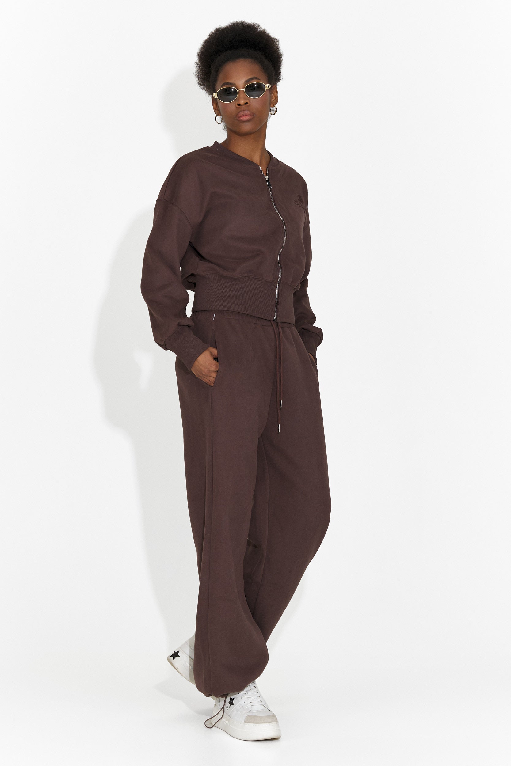 Iviona Bogas Casual Brązowe Damskie Ubrania Treningowe