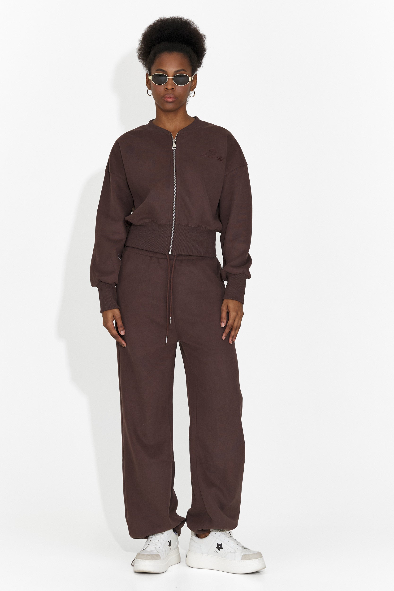 Iviona Bogas Casual Brązowe Damskie Ubrania Treningowe