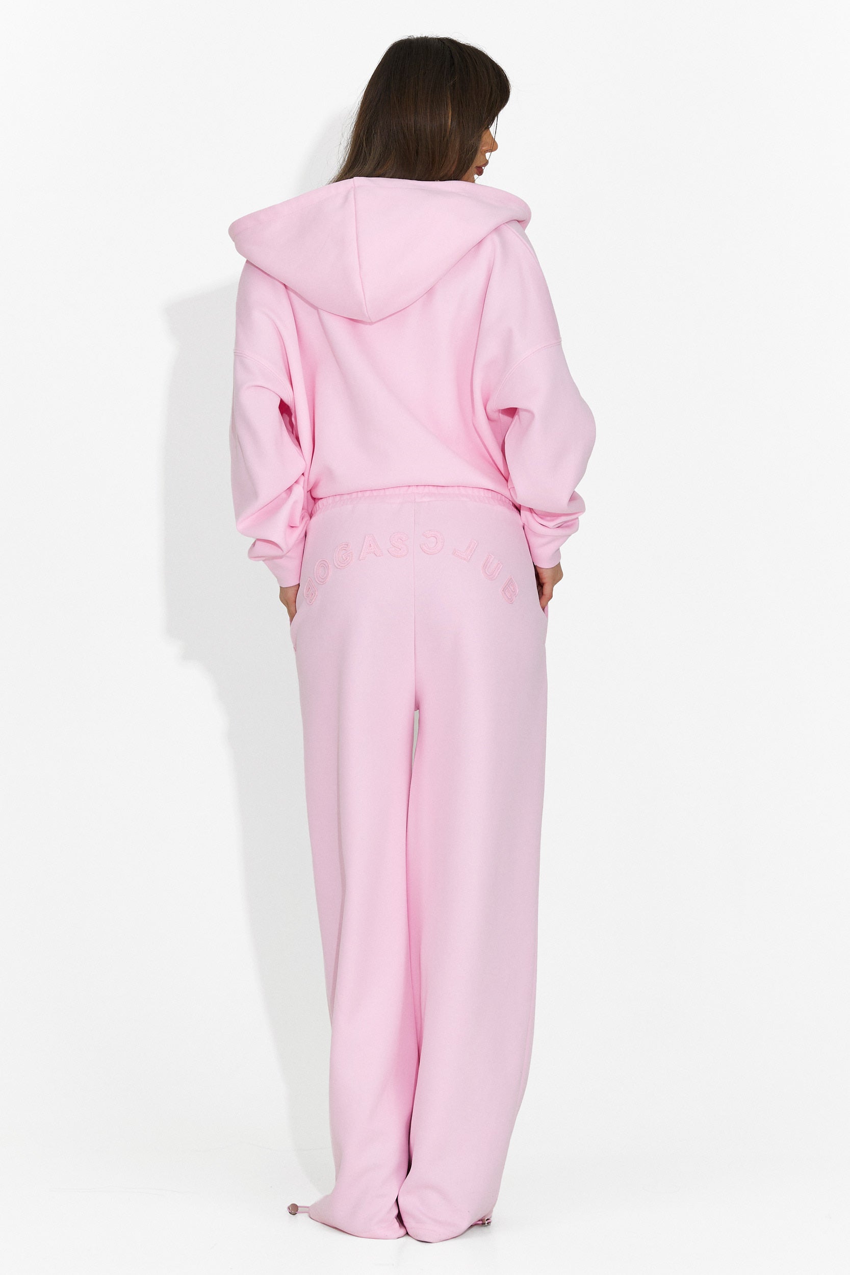 Luźny różowy dres treningowy dla kobiet Sidiona Bogas