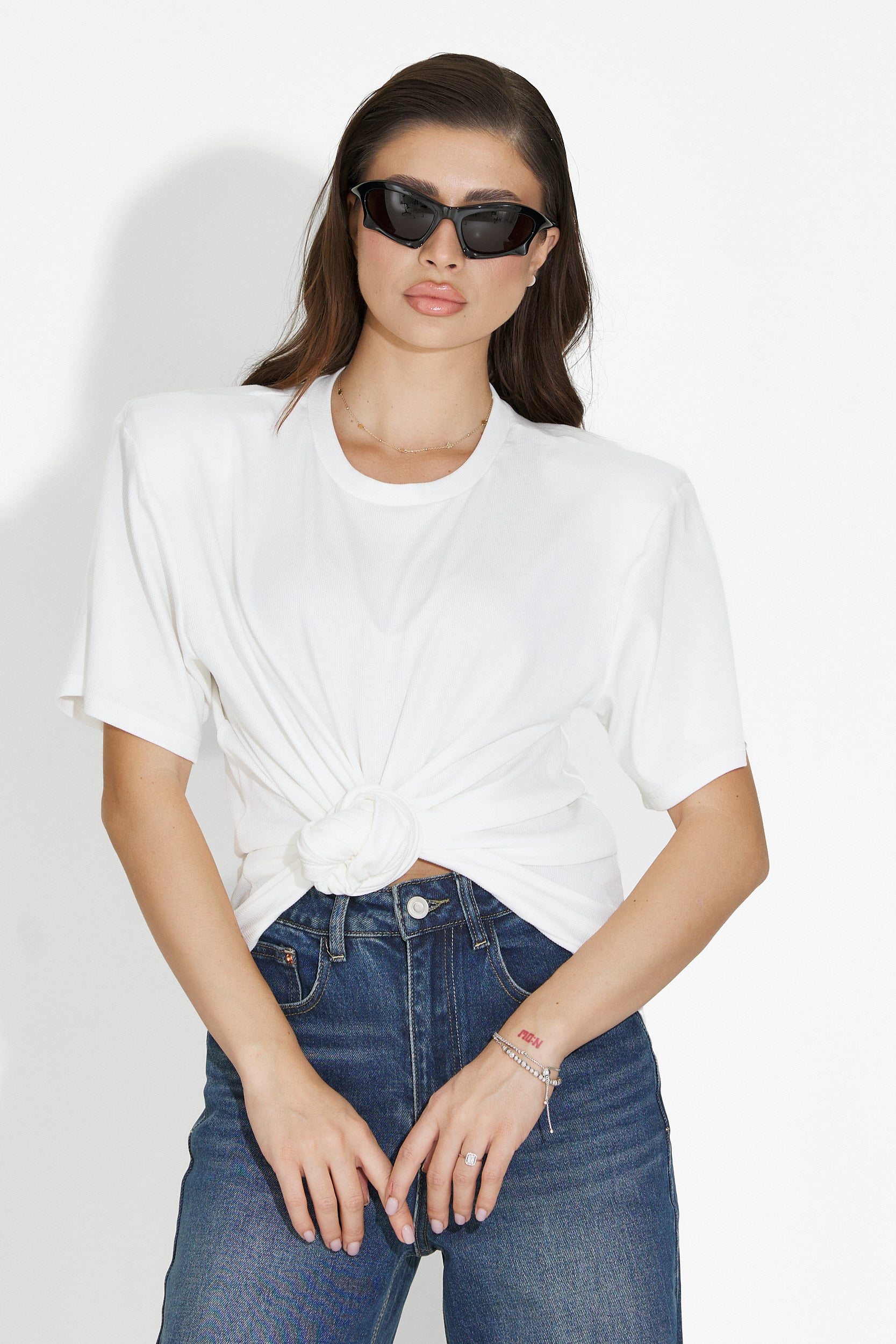 Koszulka damska casual biała Norelia Bogas