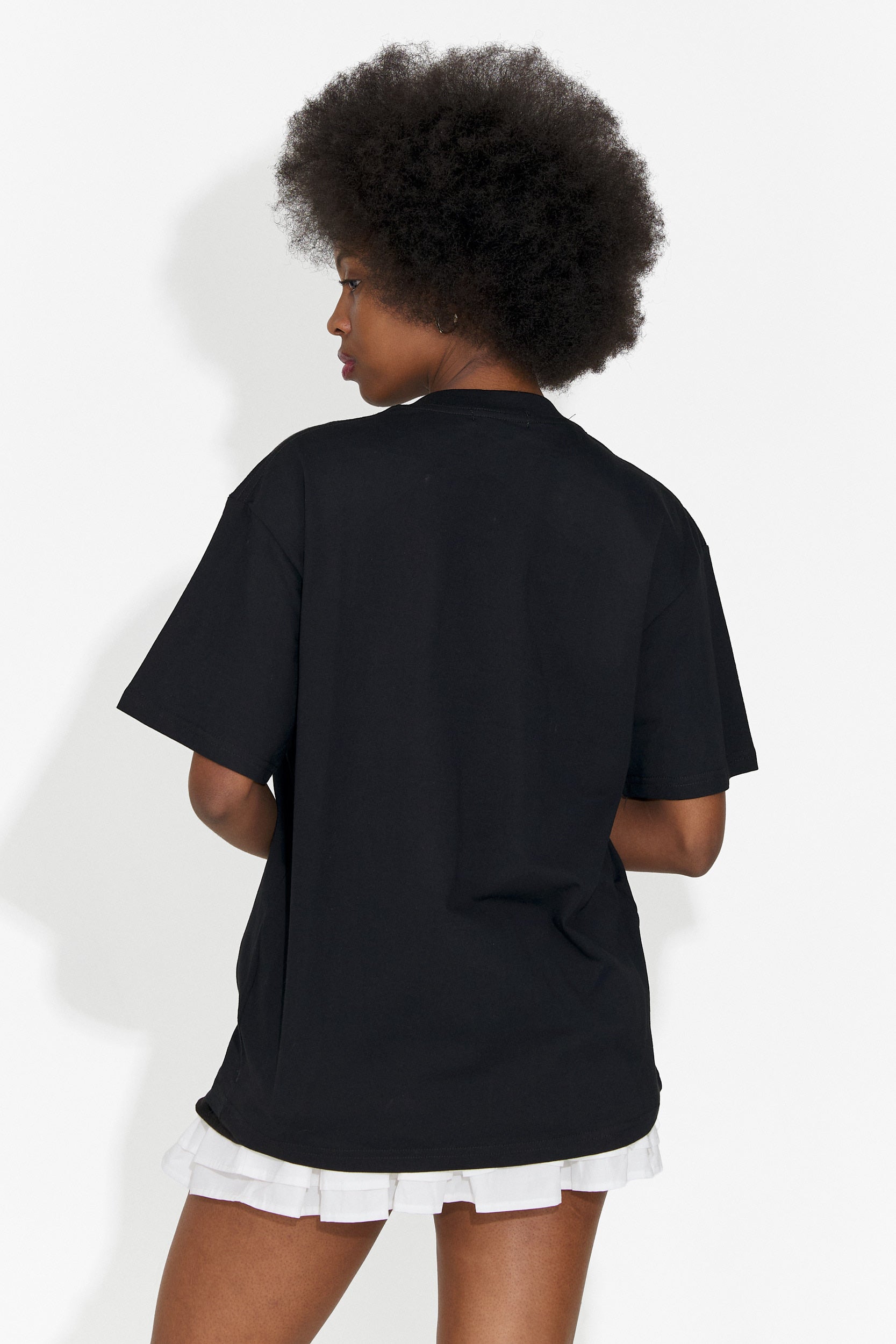 Cristelia Bogas Casualna Czarna Damska Koszulka