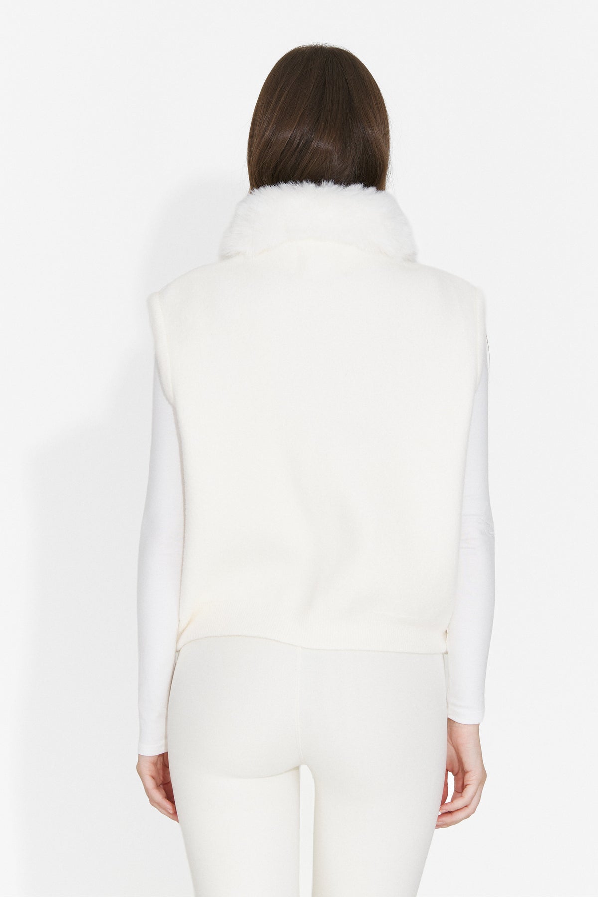 Vesta casual crem Chocesia Bogas