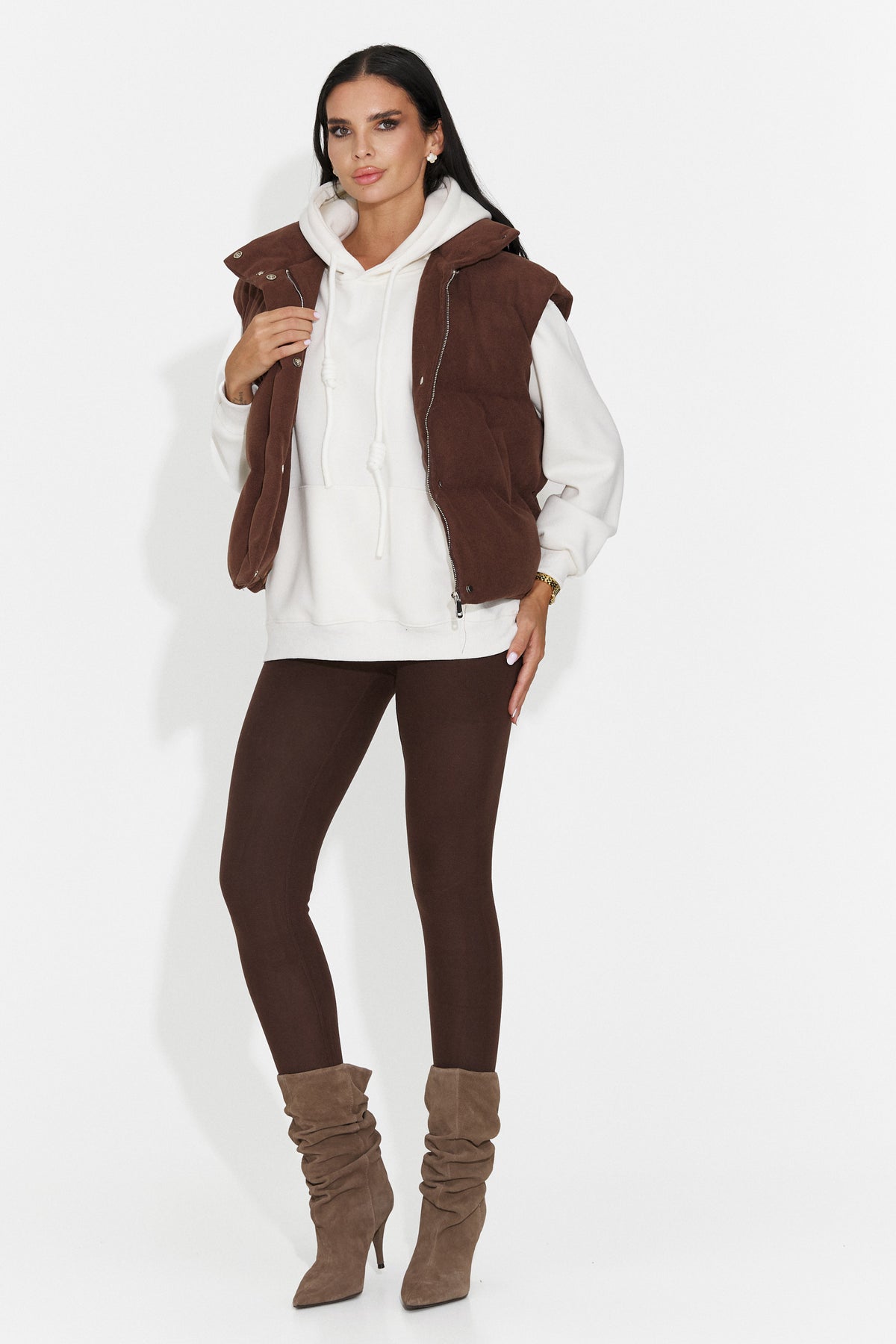 Vesta casual maro Glymzesia Bogas